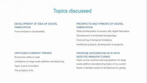 Digital Revolution 2.0: The New Era in Fabrication -part (2/2)